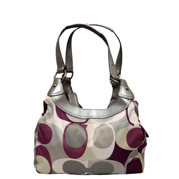 Coach Y2K Signature Soho Satin Scarf Print Hobo Shoulder Bag - Picture 7 of 13